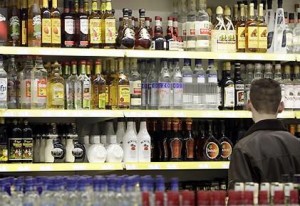 Vin en étalage maroc 2013