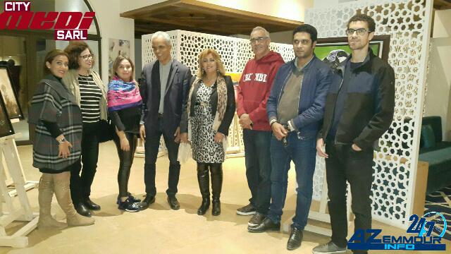 AZEMBAY célèbre une exposition collective d’artistes peintres du village de Sidi Bounaim et el jadida