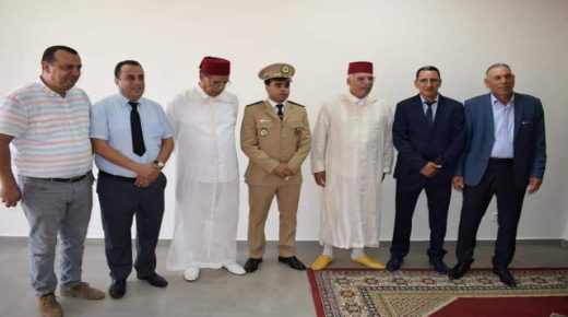 تنصيب القائد الجديد  ياسين أحمامد بالمقاطعة الثانية بسيدي بنور
