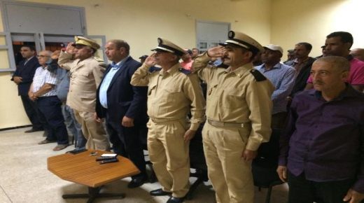 صور من مراسيم الاستماع للخطاب الملكي السامي بمقر جماعة سيدي علي بنحمدوش