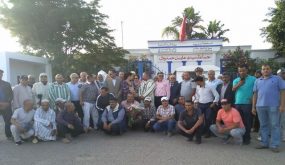 دموع وكلمات مؤثرة في حفل توديع قائد سيدي علي بنحمدوش المغادر واستقبال للقائد الجديد