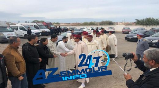 مبعوث الحاجب الملكي وعامل الإقليم يزور الزاوية الشعيبية بازمور احياء لذكرى وفاة المغفور له الحسن