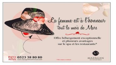 Vendredi 28 Février 2020 : Parce qu’elles le valent bien, Mazagan Beach & Golf Resort met les femmes à l’honneur durant tout le mois de Mars.