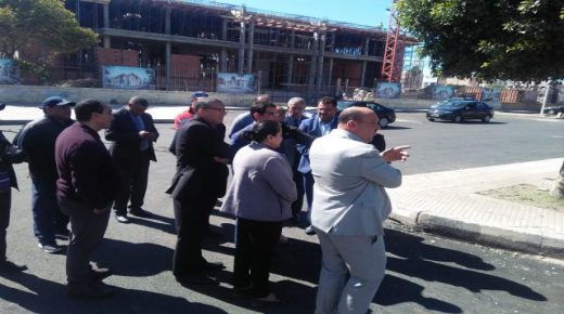 عامل الاقليم في جلسة عمل وزيارة لمجموعة من المشاريع بمدينة ازمور