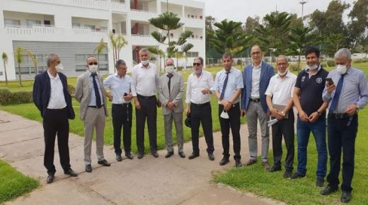 يحيى بوغالب رئيس جامعة شعيب الدكالي يترأس اجتماعات و يتفقد سير اشغال البنايات الجامعية الجديدة بالمركب الحضري مازاغان