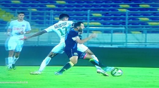 الرياضة:فوز الرجاء البيضاوي على يوسفية برشيد بهدفين دون رد