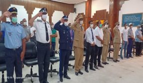 بلدية ازمور.الانصات للخطاب الملكي السامي بمناسبة ثورة الملك والشعب.