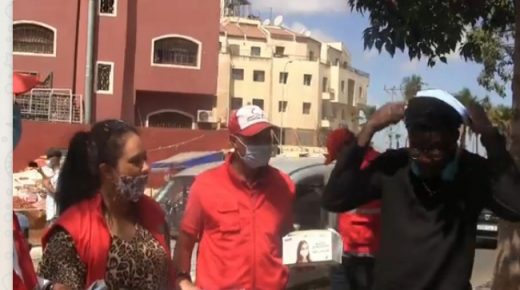 الممثلةسكينة درابيل تقود حملة تحسيسية بحدالسوالم