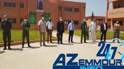 ثانوية إبن البناء بإثنين اشتوكة تحتضن الاجتماع العام للدخول المدرسي في ظل جائحة كوفيد 19