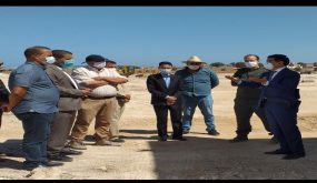 عامل إقليم الجديدة يتفقد مشروع سوق الجملة بجماعة مولاي عبدالله أمغار ويحث على الإسراع بإتمامه