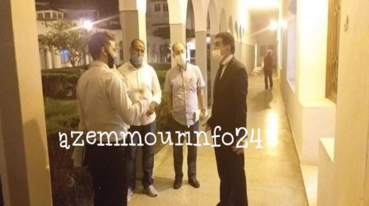 عامل اقليم الجديدة يشرف على اجتماع مع المجلس الجماعي لازمور