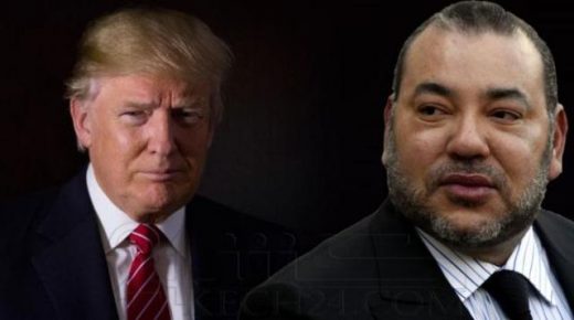 اتصال هاتفي بين الملك محمد السادس والرئيس الأمريكي دونالد ترامب