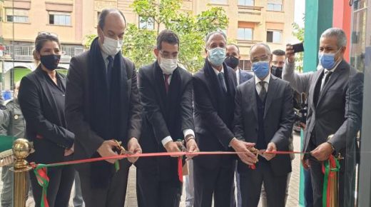 بالصور :عامل إقليم الجديدة يفتتح منصة الشباب بحي المطار بالجديدة.