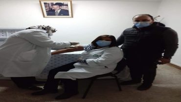 بالصور :الحملة الوطنية للتلقيح ضد كوفيد-19للاطقم الصحية  بالجديدة