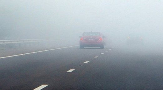 الشركة الوطنية للطرق السيارة بالمغرب تعلن عن وجود ضباب متزايد عند بعض مقاطع الطرق السيارة