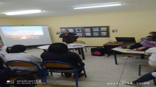 ثانوية المسيرة التأهيلية بأولاد غانم تخلد اليوم الوطني للسلامة الطرقية