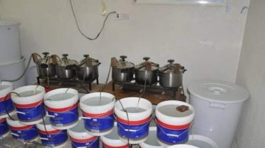 درك أزمور:حجز 4 طن من مسكر ماء الحياة كانت معدة للاتجار