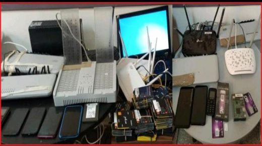 أمن البيضاء :ايقاف خمسة أشخاص وذلك للاشتباه في تورطهم في نشاط شبكة إجرامية تنشط في قرصنة المكالمات الهاتفية الدولية وتحويلها.