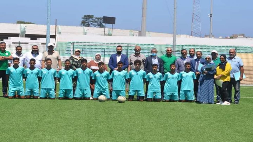 معلمة رياضية تنضاف للبنيات التحتية لفريق الدفاع الحسني الجديدي لكرة القدم