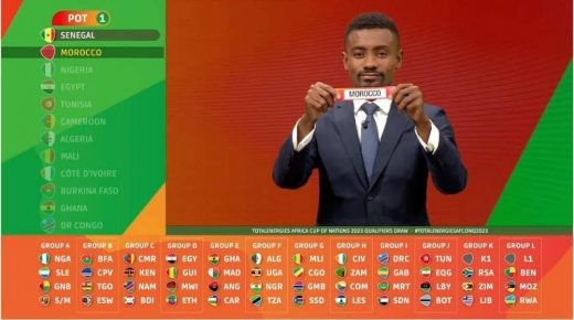 قرعة تصفيات كأس أمم إفريقيا (الكوت ديفوار 2023) .. المنتخب المغربي في المجموعة 11 الى جانب منتخبات جنوب افريقيا و زيمبابوي و ليبيريا