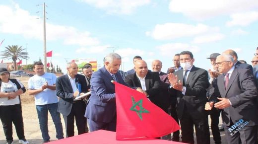 انطلاق أشغال مشروع تهيئة المحور الرئيسي بالمدار الحضري لجماعة البير الجديد