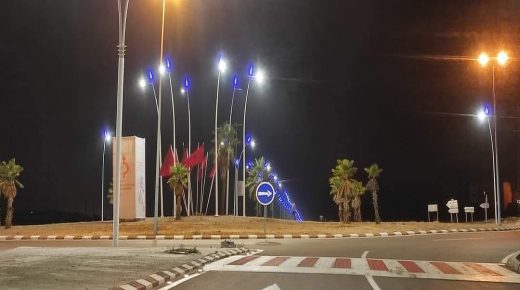 أزمور..انطلاق مشروع الإنارة العمومية بالطريق الوطنية رقم 1