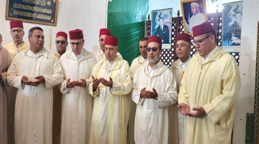 حفل ديني بمسجد ضريح مولاي عبدالله امغاربمناسبة ذكرى المغفور له الملك الحسن الثاني طيب الله ثراه