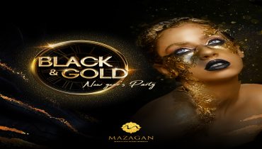 منتجع مزغان السياحي بإقليم الجديدة:حفلة رأس السنة باللونين الأسود و الذهبي