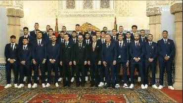 استقبال ملكي لاسود الاطلس بالقصر الملكي بالرباط