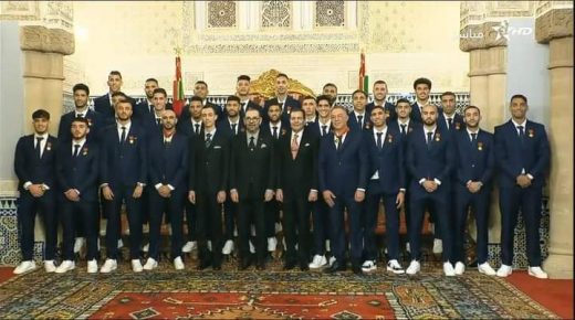 استقبال ملكي لاسود الاطلس بالقصر الملكي بالرباط