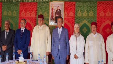 عامل اقليم الجديدة يشرف على حفل تأبيني بمقبرة الشهداء بمناسبة ذكرى ثورة الملك والشعب