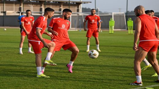 حصة جديدة للمنتخب الوطني استعدادا للقاء تنزانيا