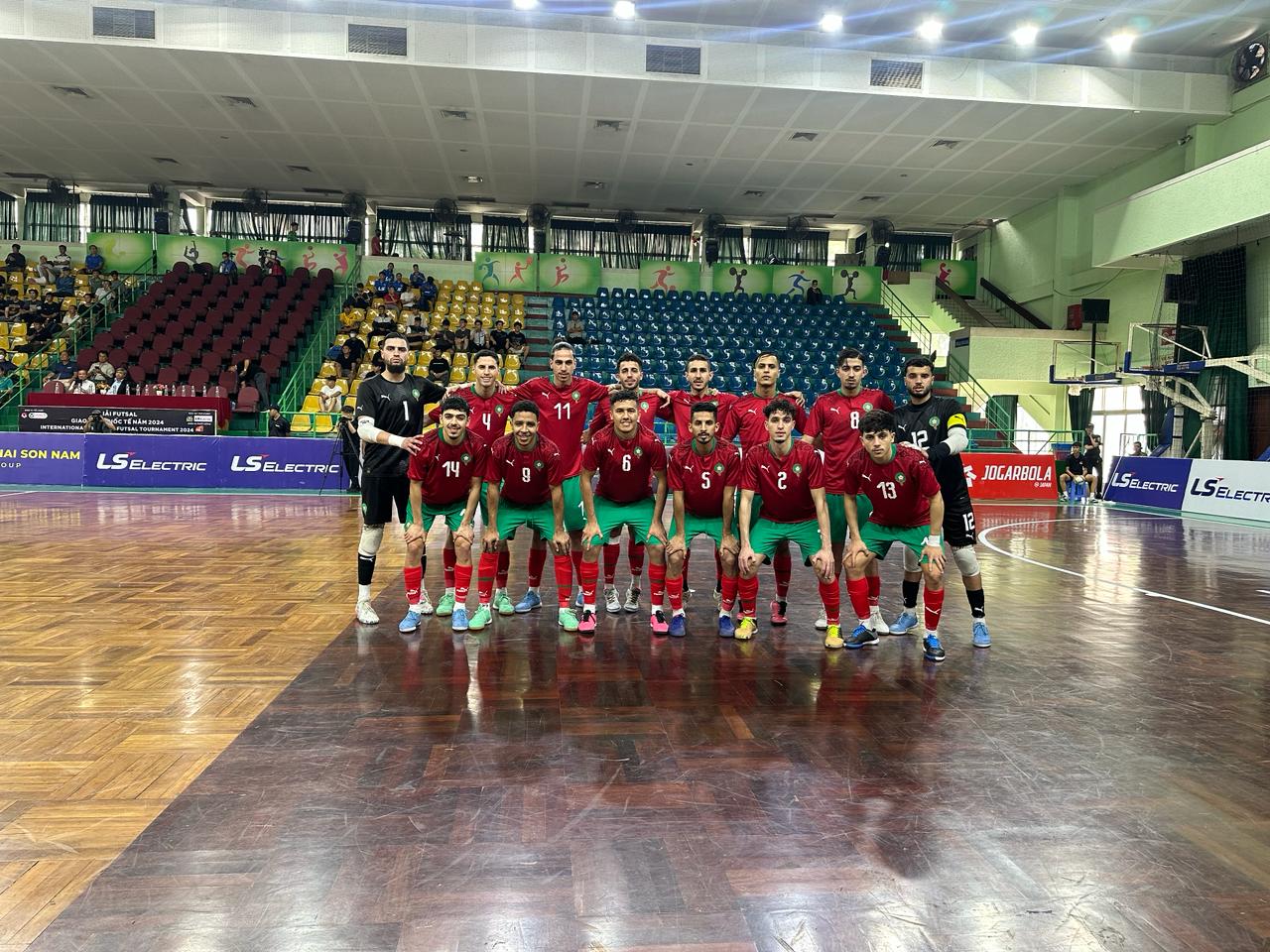المنتخب الوطني الرديف لكرة القدم داخل القاعة يفوز على المنتخب الإيراني