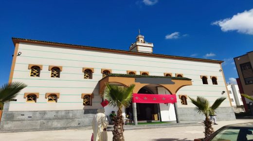 بالصور افتتاح مسجد بحي الزيتون بجماعة سيدي علي بنحمدوش