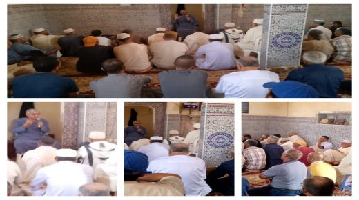 جهود الملوك العلويين في خدمة القرآن الكريم موضوع لقاء علمي أطره الإمام المرشد بوشعيب القز بجماعة سيدي علي بنحمدوش بمناسبة انعقاد دور الطلبة
