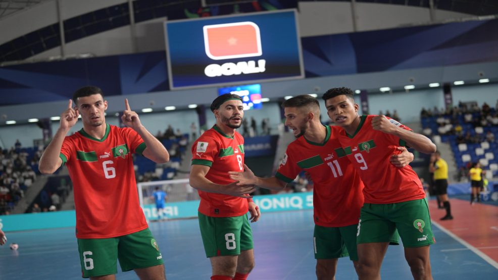 المنتخب الوطني لكرة القدم داخل القاعة يتأهل لربع نهاية كاس العالم