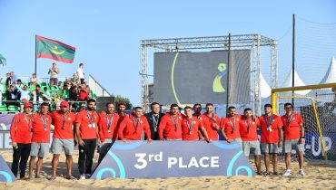 كأس إفريقيا لكرة القدم الشاطئية : المنتخب الوطني يحرز الميدالية البرونزية