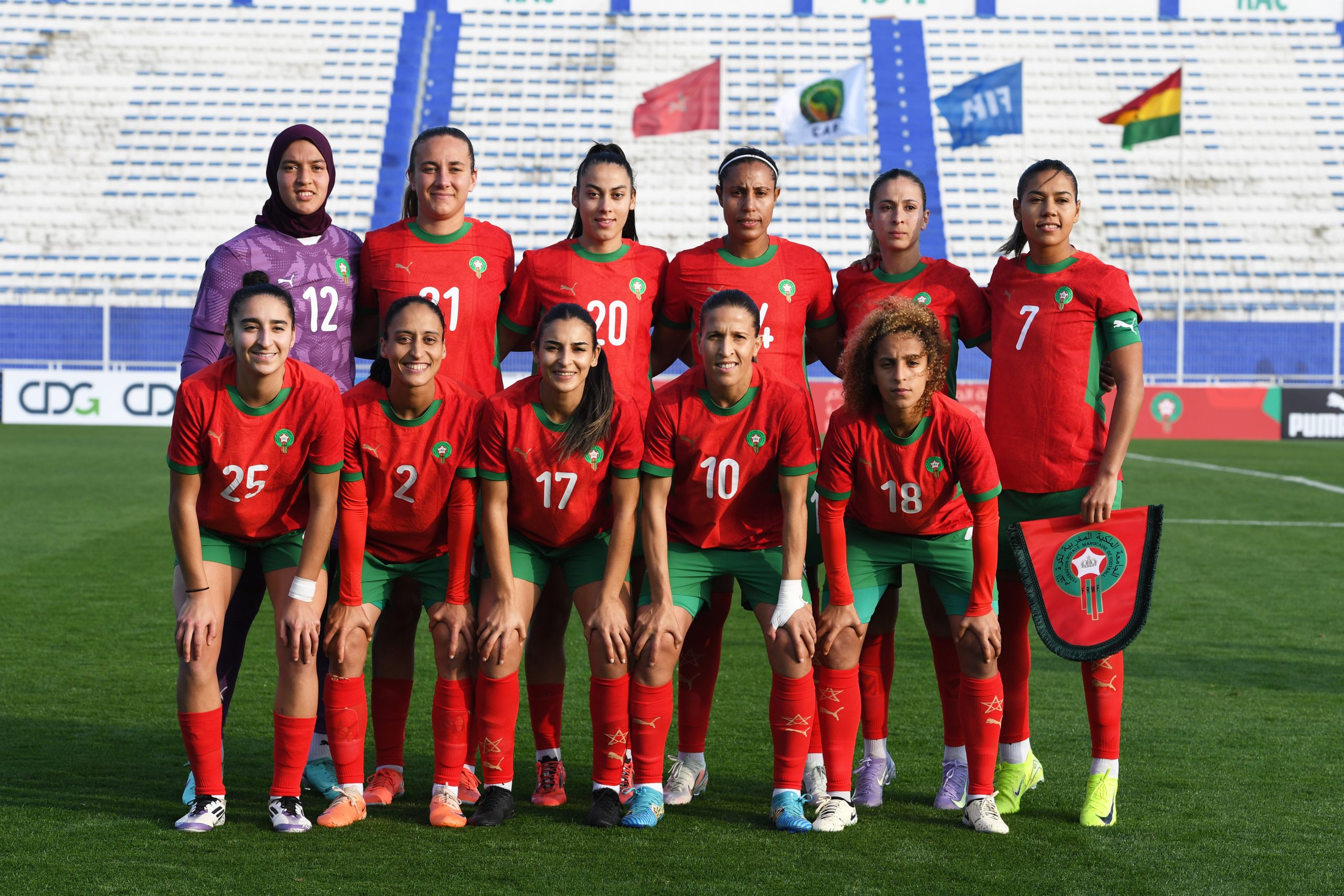 المنتخب الوطني لكرة القدم النسوية يصعد في التصنيف الشهري للفيفا