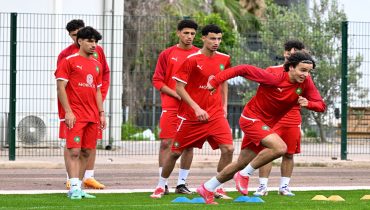 أشبال الأطلس يواصلون استعداداتهم لمواجهة كوت ديفوار في نصف نهائي كأس إفريقيا للأمم