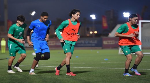 المنتخب الوطني لأقل من 20 سنة يُجري حصة تدريبية تحضيرية استعدادًا لمواجهة نيجيريا