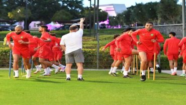 المنتخب الوطني يواصل تحضيراته لمواجهتي تونس والبنين