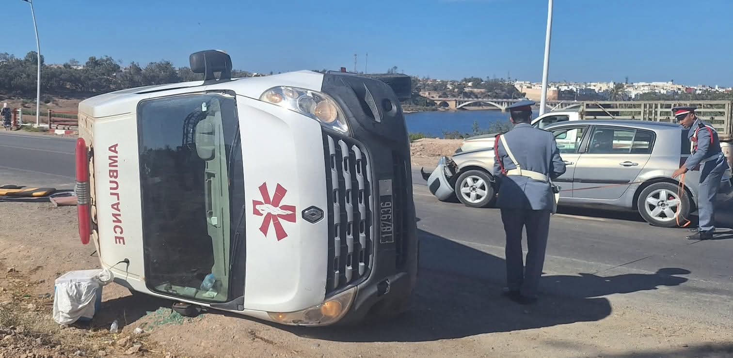 الألطاف الإلهية تنقذ أرواحًا من حادث سير خطير بسيدي علي بن حمدوش