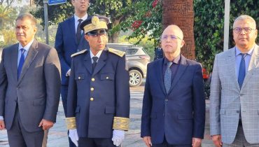 حفل تحية العلم احتفاءً بالذكرى السبعين لعيد الاستقلال المجيد بإقليم الجديدة