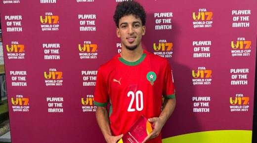 المغربي إسماعيل العود أحسن لاعب في لقاء المنتخب الوطني لأقل من 17 سنة أمام مالي