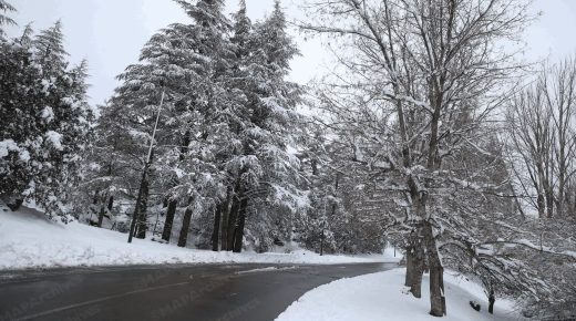 تساقطات ثلجية وأمطار قوية أحيانا رعدية من غد الجمعة إلى الأحد المقبل بعدد من مناطق المملكة (نشرة إنذارية)