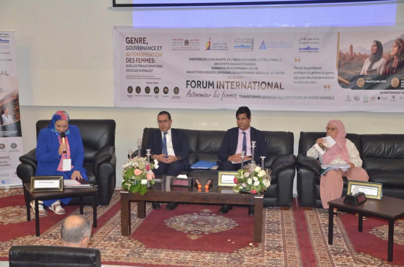 الجديدة تحتضن منتدى علمياً حول النوع الاجتماعي والحكامة وتمكين النساء من أجل تنمية اجتماعية مستدامة