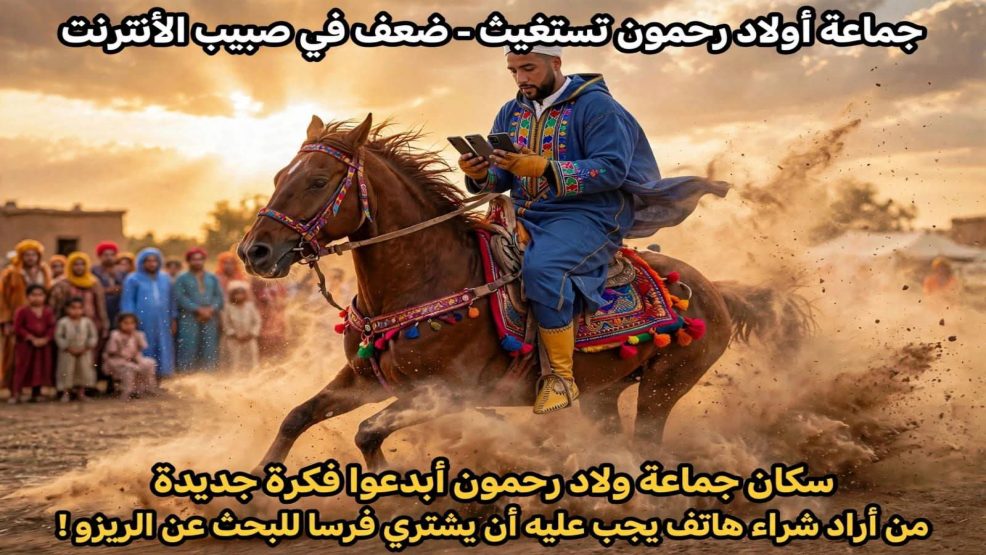 ساكنة جماعة أولاد رحمون ضواحي مدينة الجديدة تستغيث: عزلة رقمية خانقة تهدد تمدرس التلاميذ